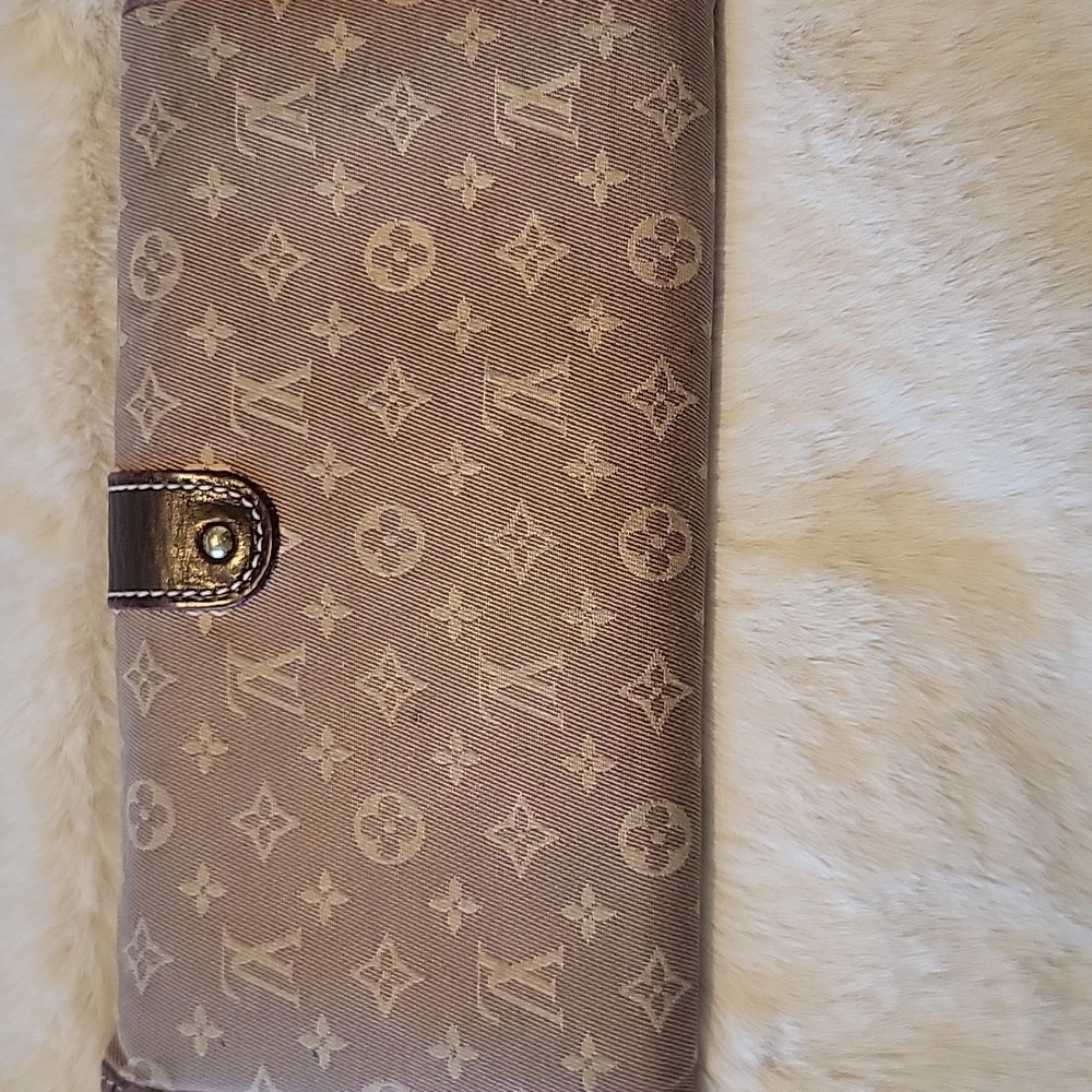 RARE Vintage Louis Vuitton Canvas IDYLLE SEPIA SARAH Wallet - Picture 3 of 11